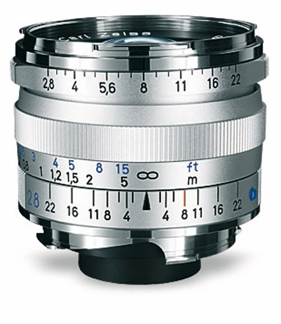 ZEISS ZM 28mm 2,8 Biogon T* Leica M silber