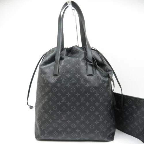 Louis Vuitton Cabalite Handbag Monogram Eclipse Tote Bag Pvc Black Mens