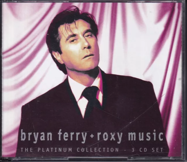 BRYAN FERRY/ROXY MUSIC: The Platinum Collection - 3CD: VERY GOOD