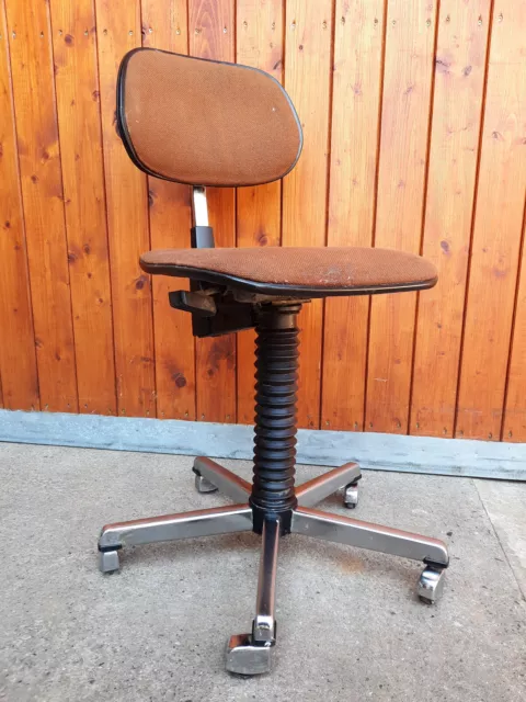 Sedia da Ufficio Girevole 70er Vintage Direzionale Sedus Architektenstuhl 60er