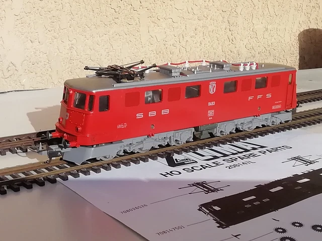 Locomotive Ae 6/6 Lima, Couleur Verte, échelle H0, Occasion