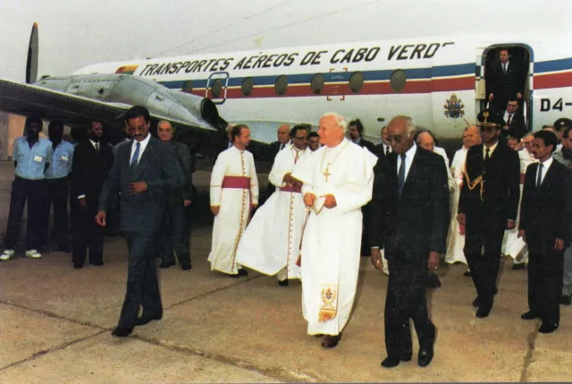 801- Carte  Vatican Visite Pape Jean Paul  Ii  Dans Les Pays Du Sahel