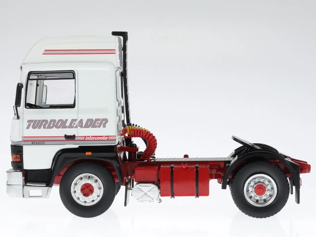 Renault R370 Turboleader 1987 blanc camion Truck vehicule miniature TR089 IXO 1: 2