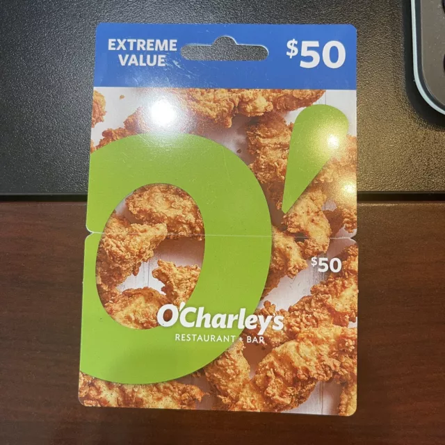 O'Charley's Gift Card $50 Value ~Free Shipping~