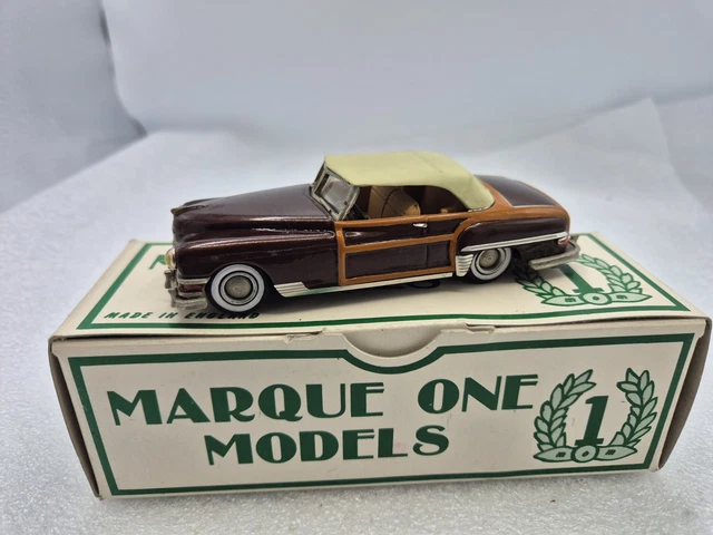 Miniature 1/43 Marque One Models – Chrysler Town & Country 1949 – Modèle Assemblé
