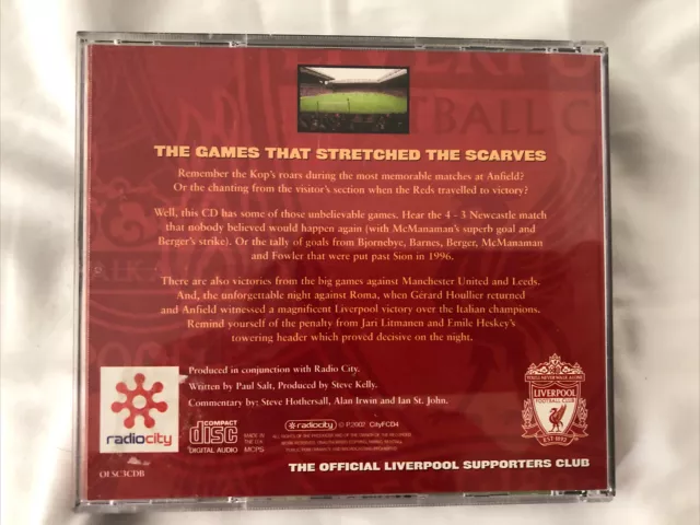 Liverpool Supporters Club CD - The Games That Stretched The Scarves 3