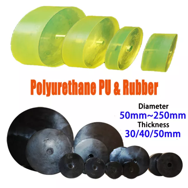 Cuscino Cuscino Rotondo Poliuretano PU & Gomma Disco Urto Meccanico