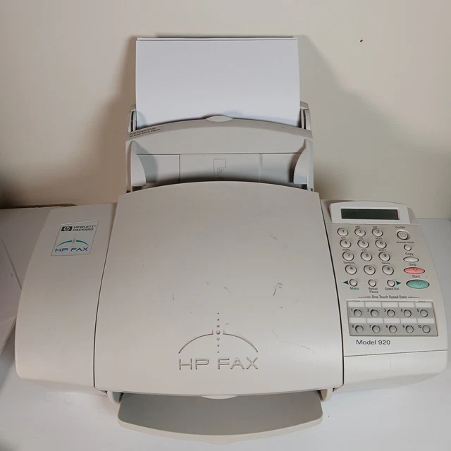Vintage HP Hewlett Packard FAX Series 920 Facsimile