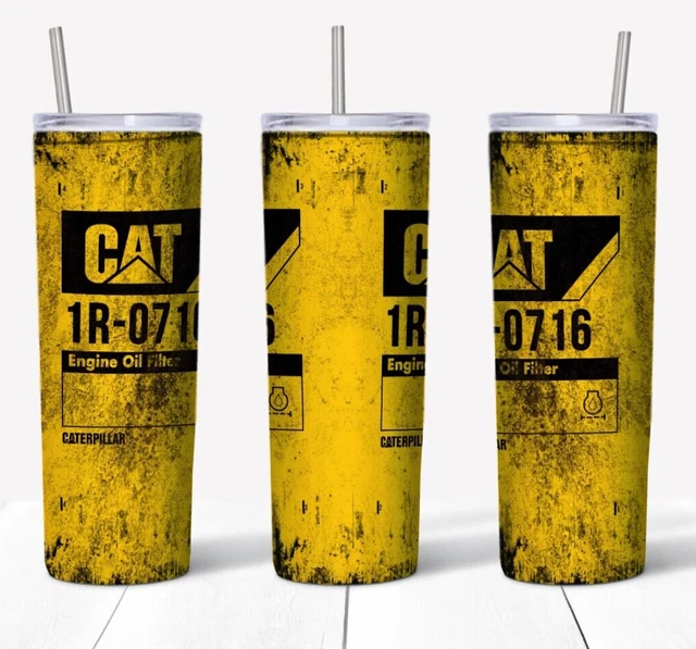 Man Cave Grunge 20 oz SKINNY TUMBLER | Gift Birthday Mechanic Graduation