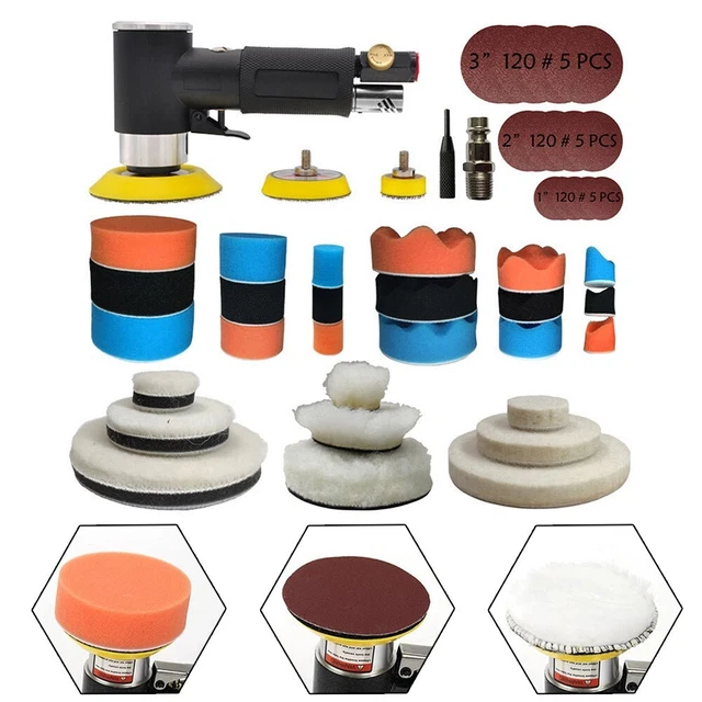 48 pièces meuleuse à angle pneumatique durable ensemble d'outils machine à pa