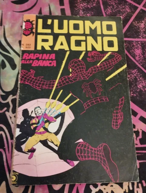 Albo Editoriale Corno Da Raccolta N.283 1981 Uomo Ragno Ultimo Numero Iron Man