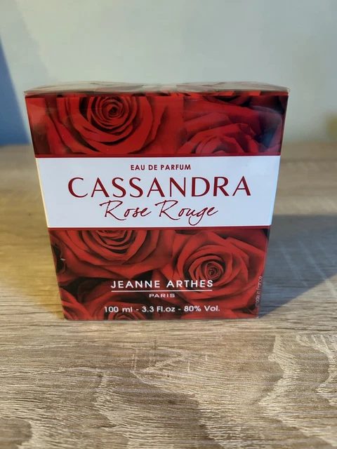 Lot De 2 Parfums Jeanne Arthes Cassandra Rose Rouge - Eau De Toilette 100 Ml - Made In France - Neuf Sous Emballage