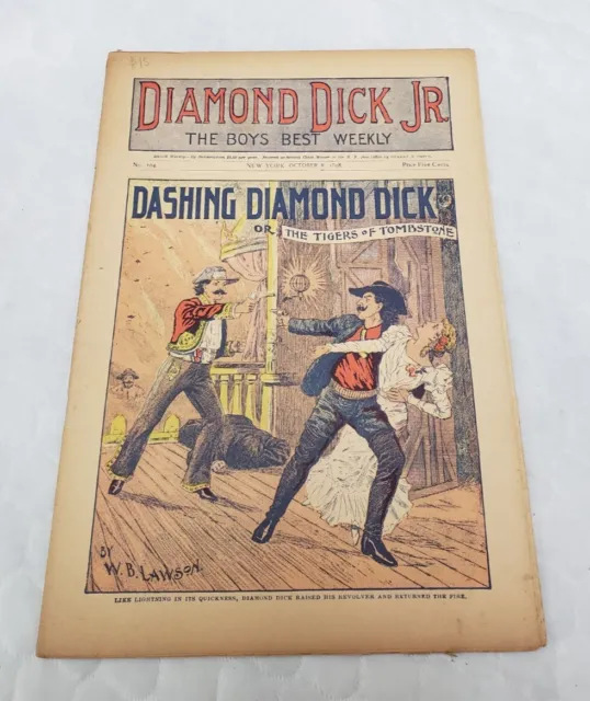 Diamond Dick Jr #104 Dashing Dick Diamond (Oct 1898) Magazine