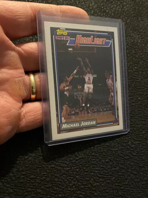 Michael Jordan Topps Collector Card Last Dance 1992 Chicago Bulls Man Cave GIFT