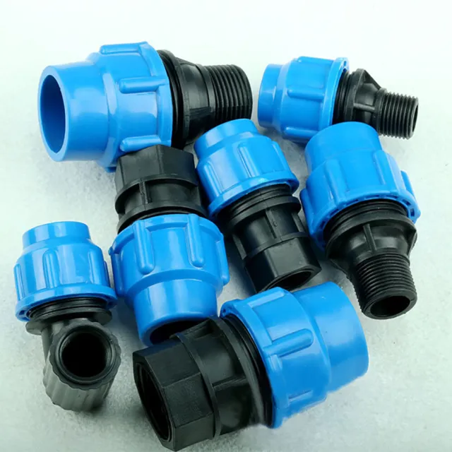 MDPE Quick Connecor Adaptor Compression Fitting Water Pipe Irrigation