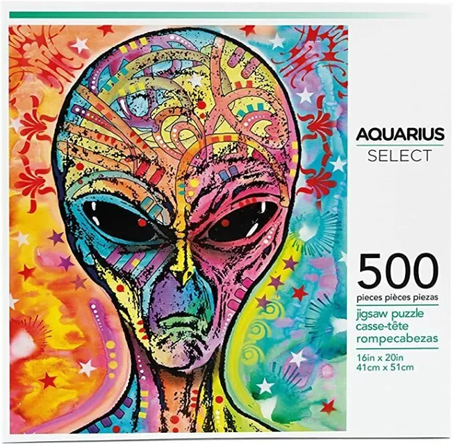 Aquarius Dean Russo - Alien Puzzle 500 Piece Jigsaw Puzzle