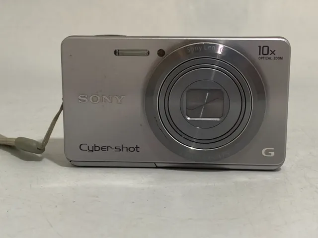 Sony Cyber-shot 10x G Digital Silver Point-and-shoot Camera  3.0-inch LCD #RA