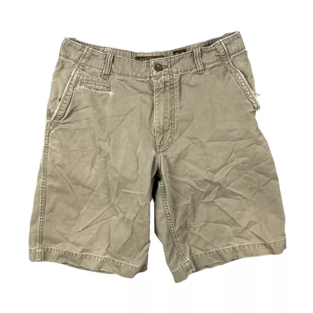 Old Navy Shorts Mens 32 Olive Brown Military Surplus Canvas Outdoor Casual