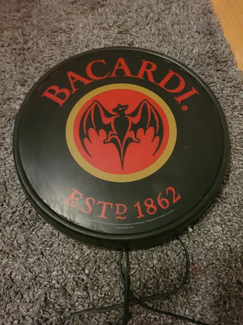 Bacardi EST 1862 Sign