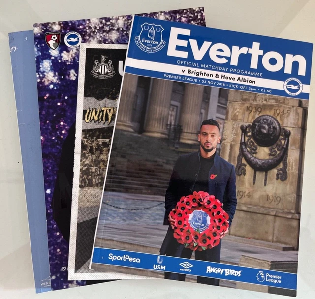 4 BRIGHTON & Hove Albion AWAY programmes, 2018/19 £3.84 PicClick UK