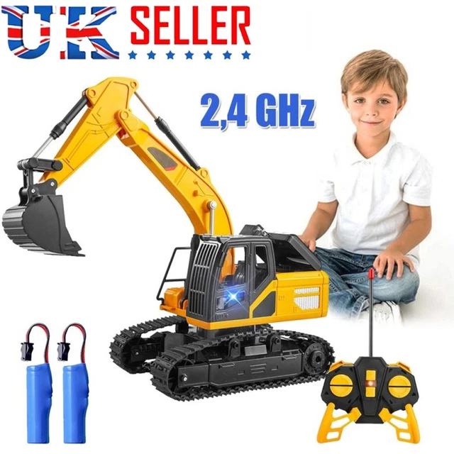 Dollox Die-cast Excavator Backhoe Front Loader Truck 1/50 Metal Engineering Vehicle Construction Tractor Model Collection Bulldozer Back Hoe Truck Decoration Toy Gift for Kids