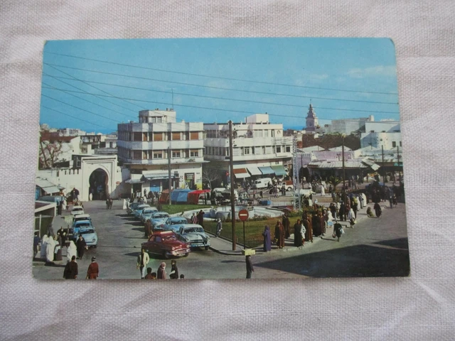 Cpsm Afrique Maroc Tanger Souk Grande