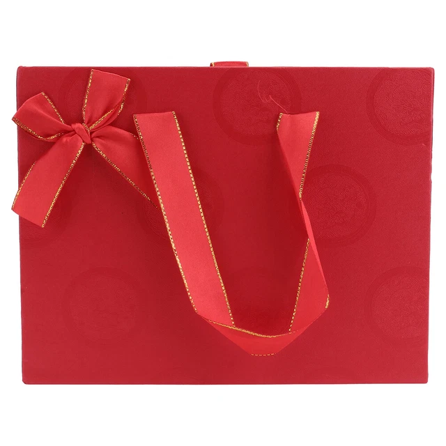 Party Gift Bag Paper Gift Box Red Candy Box Jewelry Gift Boxes Packing Box