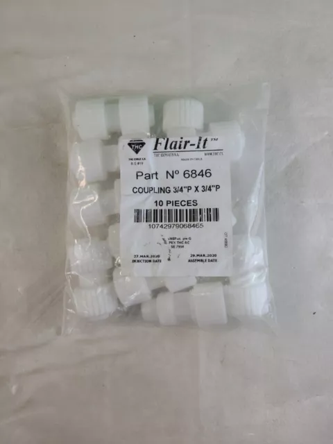 06846 - Flair-It - 1/2 in. PEX x 1/2 in. Dia. FPT Coupling - LOT OF 10