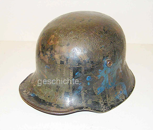 Stahlhelm M 18, der Reichswehr, Wehrmacht, Innenfutter fehlt, um 1916 - 1935 !!!