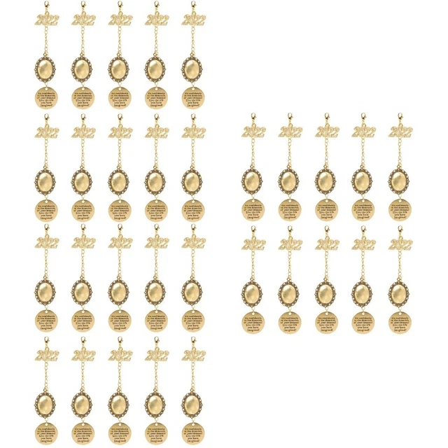 30 pezzi College Regali Cap di laurea Tassel Charm Photo Charghuation Regalo di