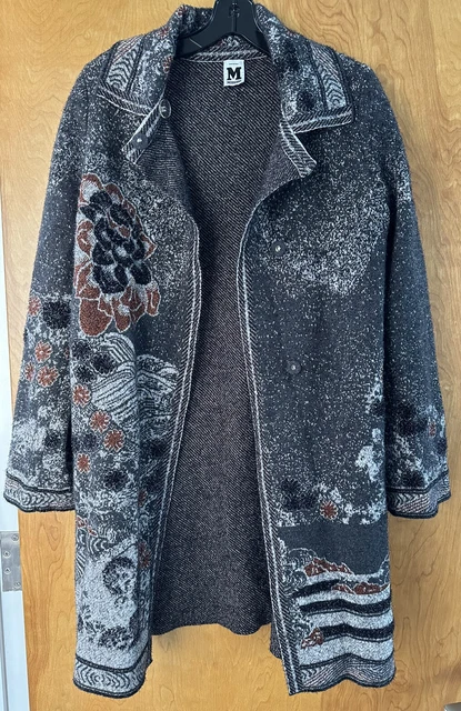 Missoni Knit Coat wool/lurex Italy 42 /US M