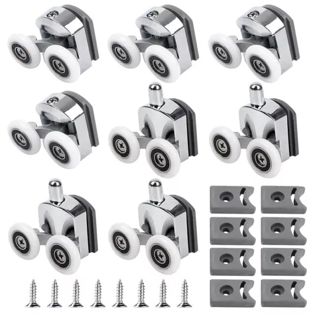 8Piece Curved Shower Door Rollers Shower Glass Door Rollers for Curved9007