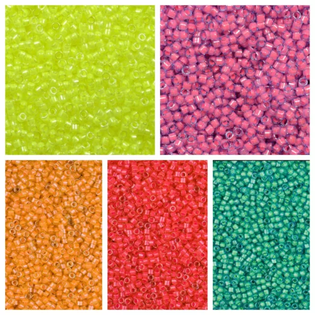 5g  MIYUKI DELICA 11/0 Japanese Glass Cylinder Seed Beads - (UK seller)