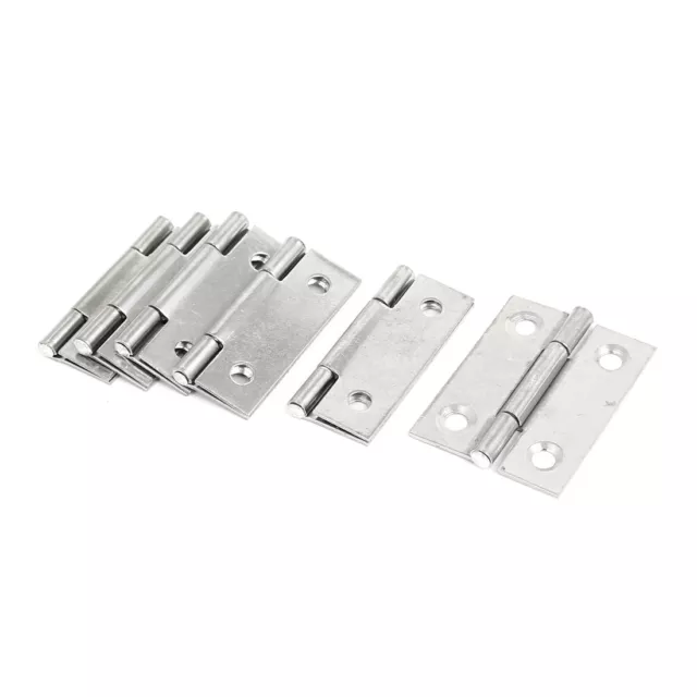 Bisagra Para Puerta Media Armario De Empalme Acero Inoxidable Caja 1.5" 6Pcs