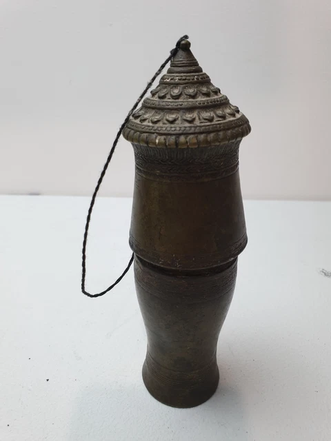 Solid Brass Lime Paste / Betel Nut Holder