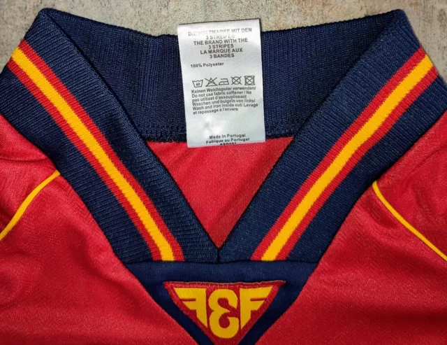 Camiseta Luis Enrique España Mundial 1998 Adidas Shirt Trikot Maillot Maglia 3