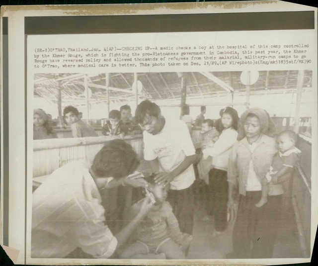 Medical camp by Khmer Rouge - Vintage Photograph 1448461