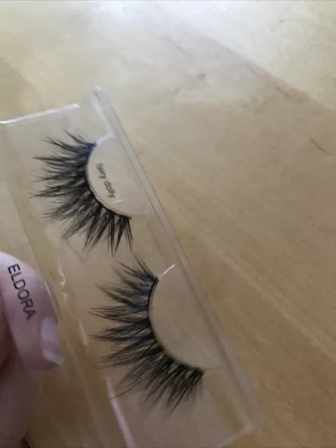 Eldora natürliche lange falsche Wimpern im Stil Fee Dolly gefälschte Wimpern 3