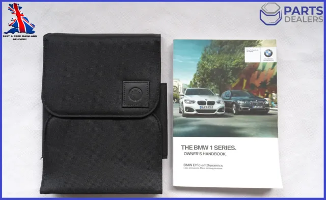 Genuine Bmw 1 Series F20 F21 2015-2019 Owners Manual Handbook Wallet Pack.