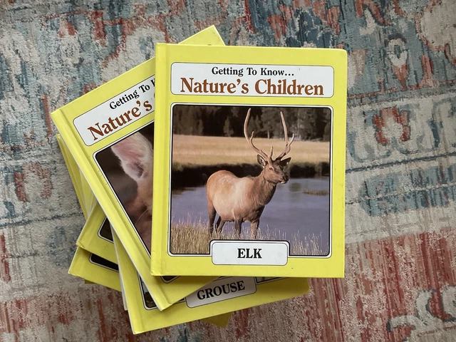 GETTING TO KNOW Nature's Children 2-Sided Books Lot of 20 Hardcover $31 ...