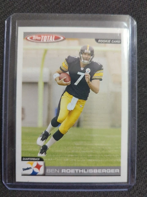 2004 Topps Total Rookie Card #375 - Ben Roethlisberger - Steelers RC!