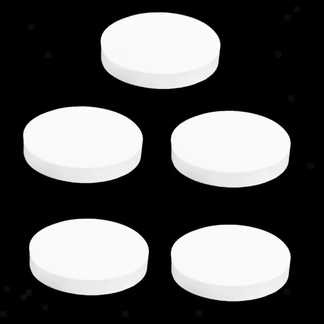 5pc White Round Rubber Stamp Carving Blocks Special for DIY Stamps 5x5x0.8cm