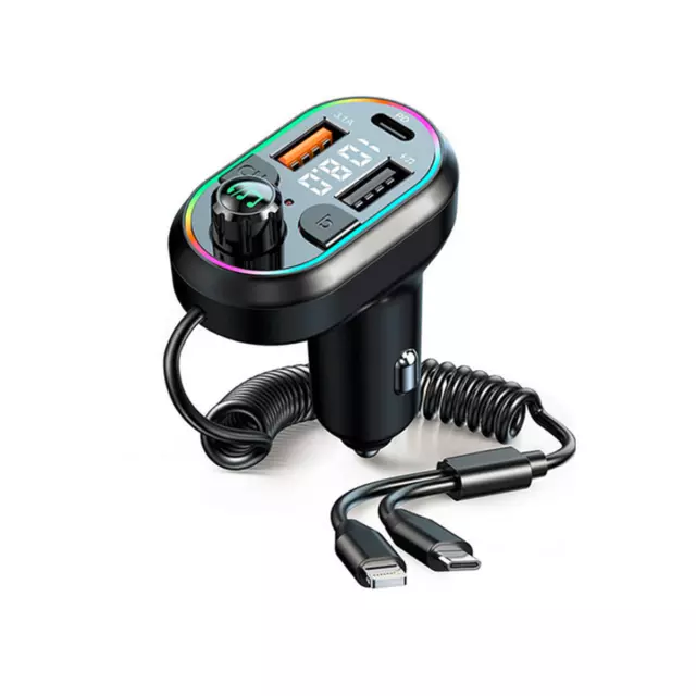 Bluetooth Car FM Transmitter MP3 Player Hands Free Radio Adapter Kit USB Charger