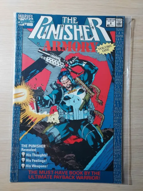 Punisher Armory #1 Marvel Comics 1990 Jim Lee Cover