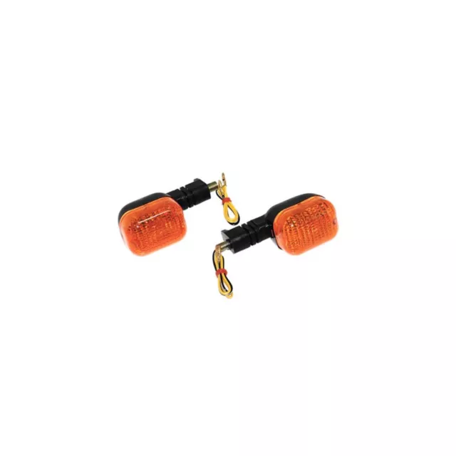 Clignotant Scoot Adaptable Peugeot 50 Tkr, Trekker, Squab Ar Orange-Noir