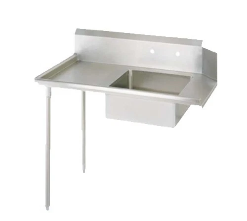 BK Resources Commercial Stainless Left or Right Side Dirty 60" Dish Table