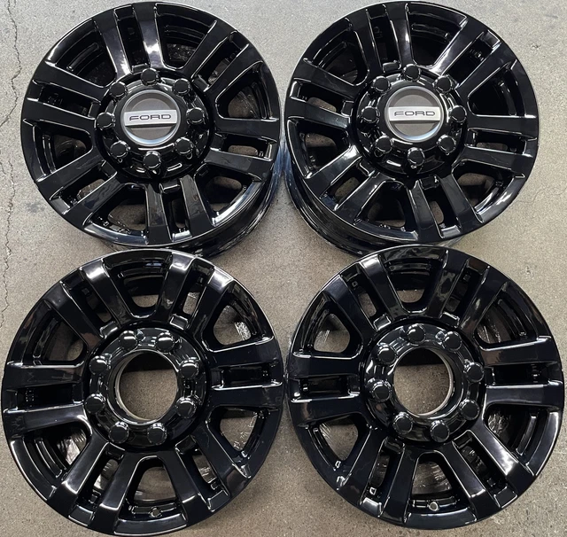 Four Ford F250 F350 Factory 18 Wheels Oem Rims 10098 Hc3C1007Ba Black
