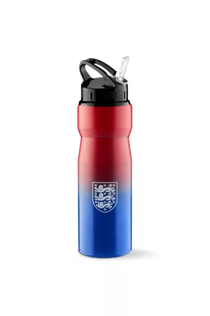 England F.C. Unisex Adults 750Ml Aluminium Sports Water Bottle 750Ml Straw