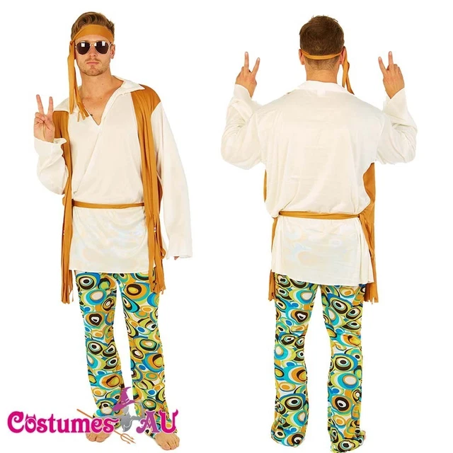 Groovy Psychedelic Hippy Mens Costume main image 1