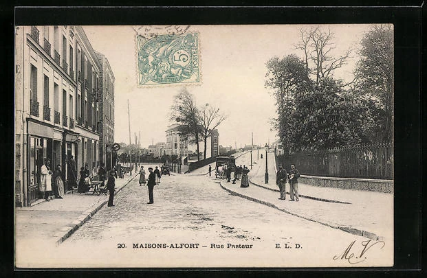 CPA Maisons-Alfort, Rue Pasteur
